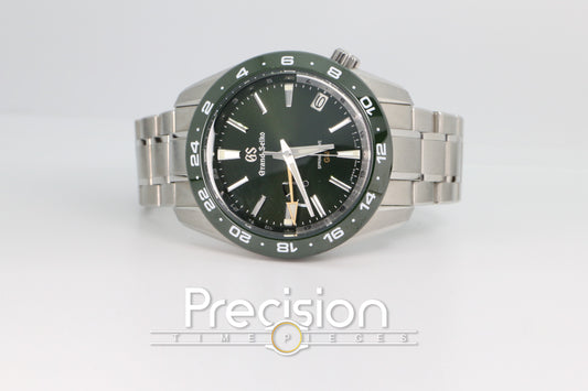 Grand Seiko GMT Spring Drive SBGE257 40.5mm Automatic Full Set