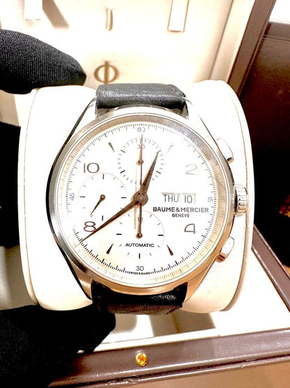 Baume & Mercier Clifton Chronograph Ref: 65731 43mm Automatic Full Set