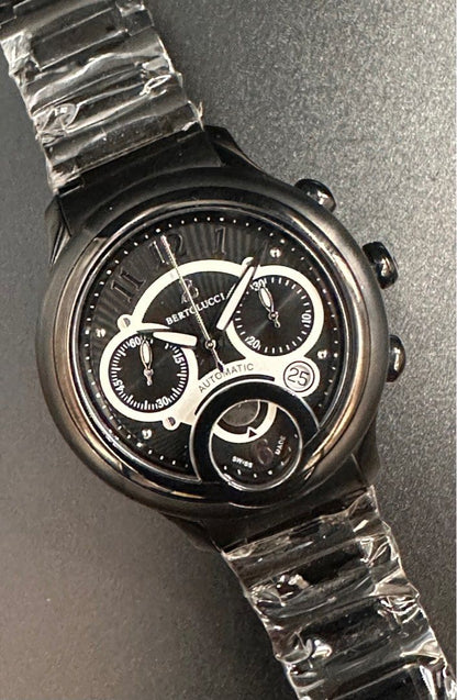 Bertolucci All Black PDV Coated Chronograph 1194