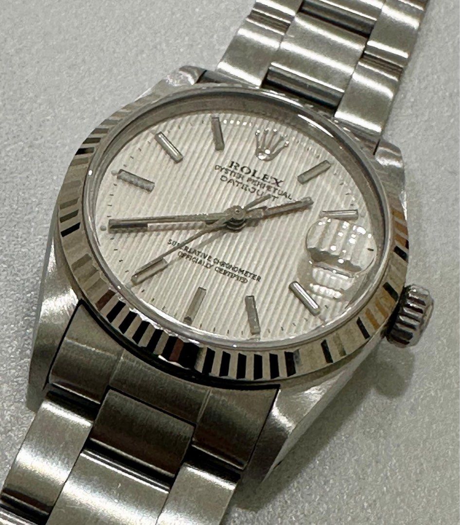 Rolex DateJust 31 Silver “Tapestry” Dial (Best Deal!)