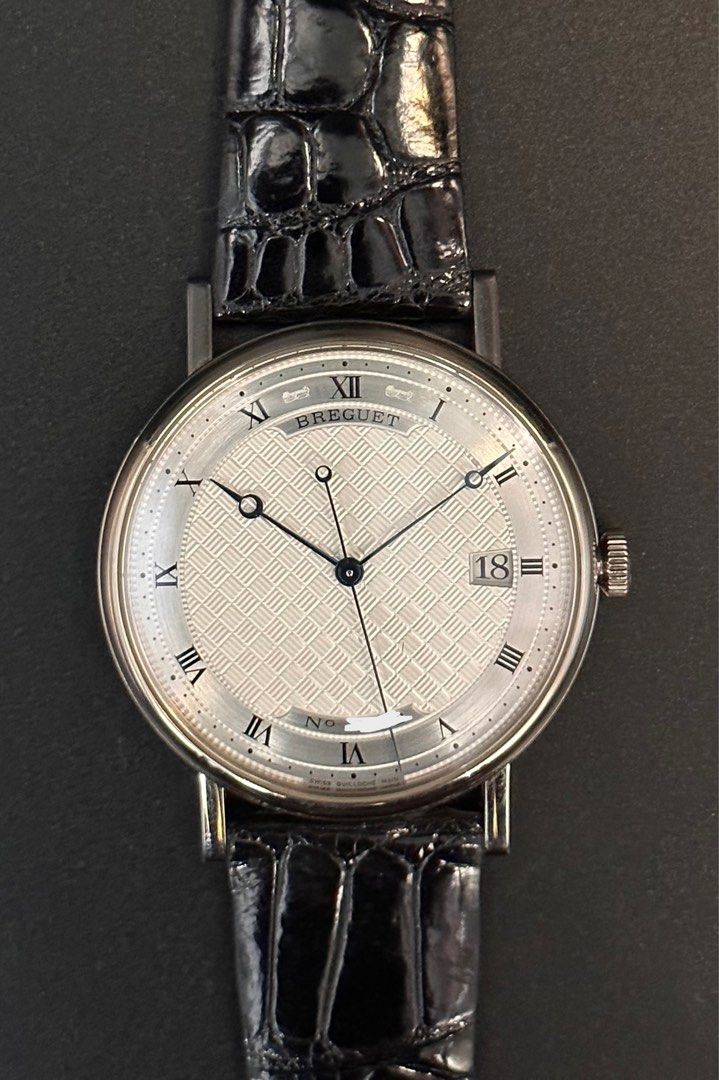 Breguet Classique Guilloche Textured Silver Dial