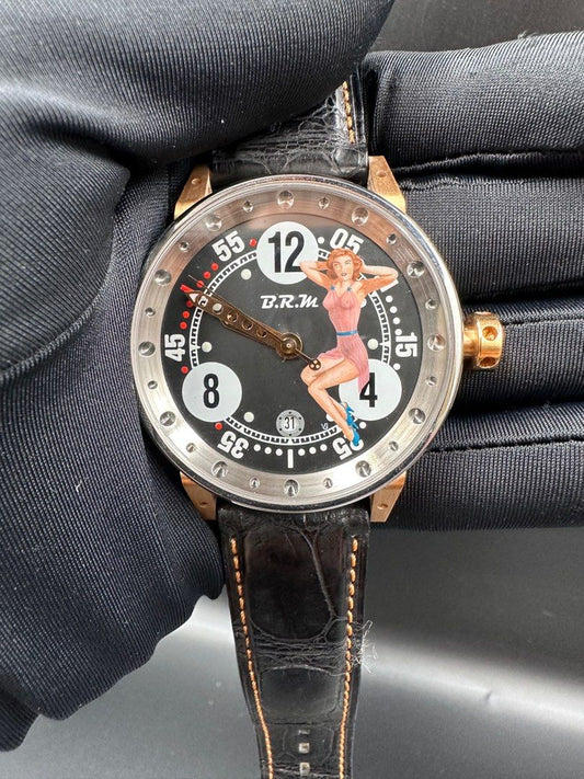 BRM Stainless Steel Watch Dudded As “The Lady In Pink”