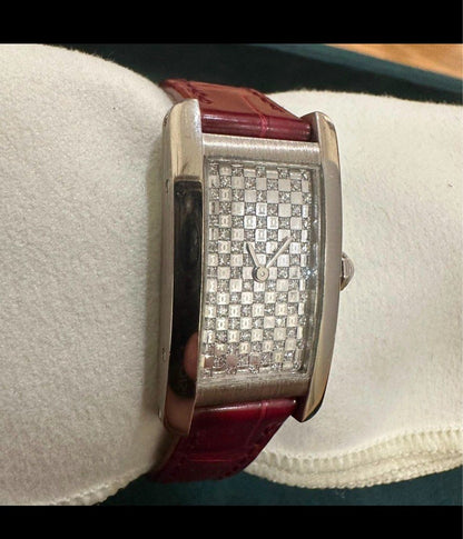 Cartier Americaine White Gold Rare Diamond Dial