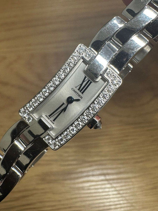 Cartier Ballerine White Gold 23mm x 14mm Quartz