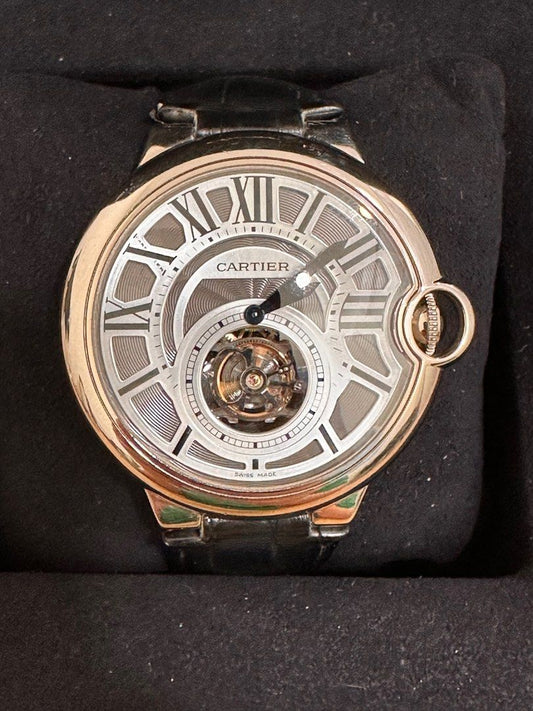 Cartier Ballon Bleu Flying Tourbillion 18K White Gold 46mm Ref: W6920021