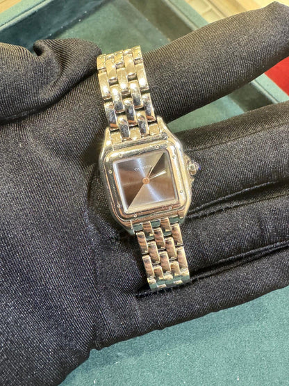 Cartier Panthère Ref: WSPN0010 Gray Dial 22mm Quartz Full Set Stainless Steel