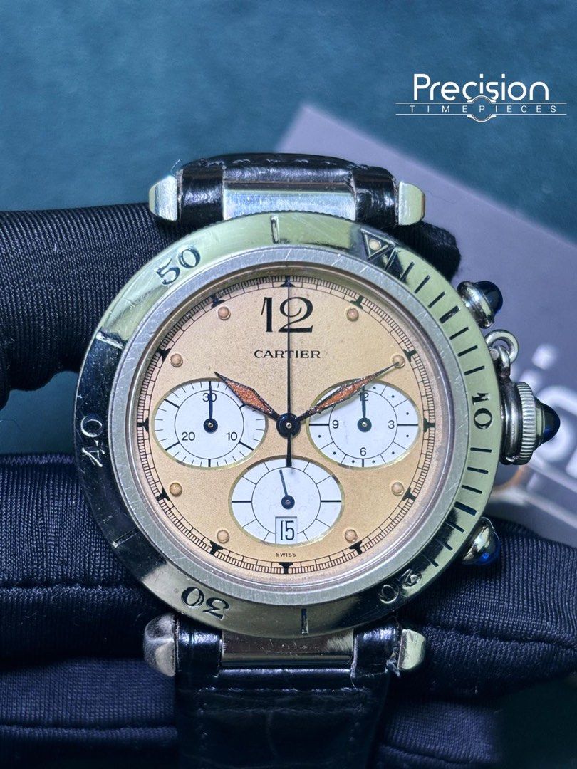 Cartier Pasha Chronograph 38mm with Sub-dials