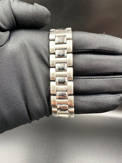 Cartier Pasha Date 38mm Wave Pattern Grey Dial