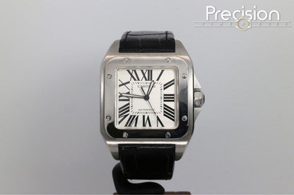 Cartier Santos 100 XL Ref: 2656 Full Set 38mm Dated 2015