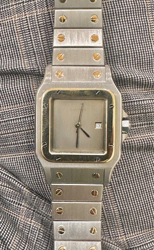Cartier Santos Carree Slate “Ghost” Dial Ref 2961