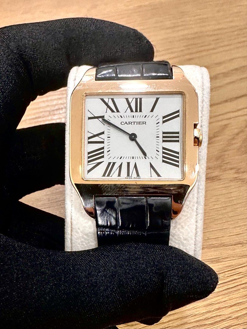 Cartier Santos Dumont Ref: W2006951 2650 18K Rose Gold Manual Wind