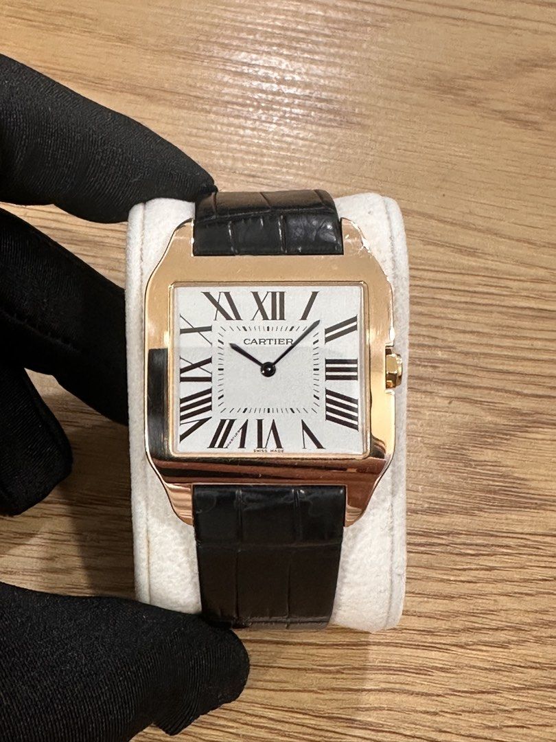 Cartier Santos Dumont Ref: W2006951 2650 18K Rose Gold Manual Wind