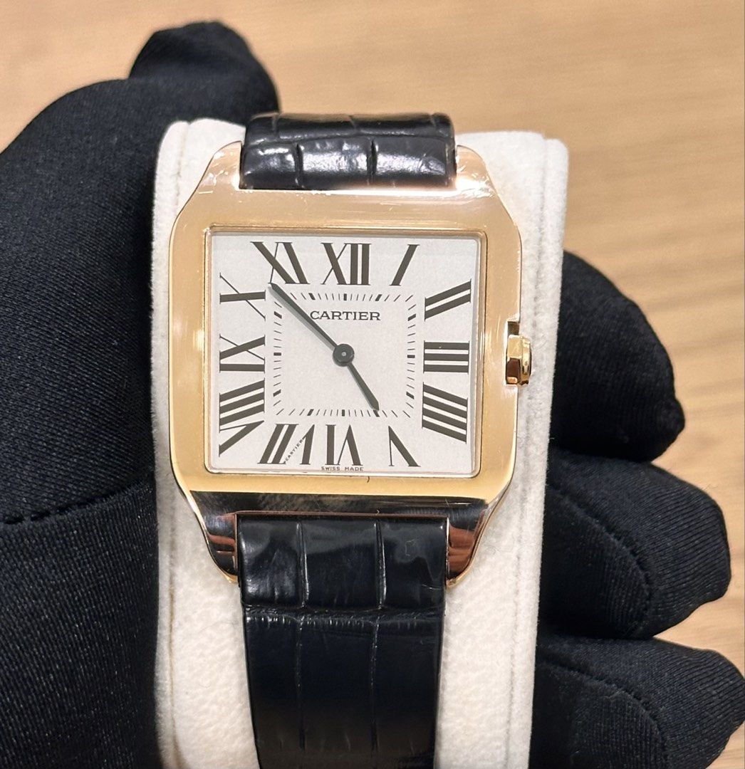 Cartier Santos Dumont Ref: W2006951 2650 18K Rose Gold Manual Wind