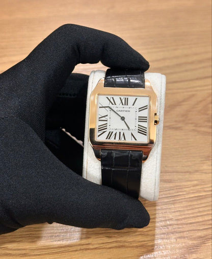 Cartier Santos Dumont Ref: W2006951 2650 18K Rose Gold Manual Wind