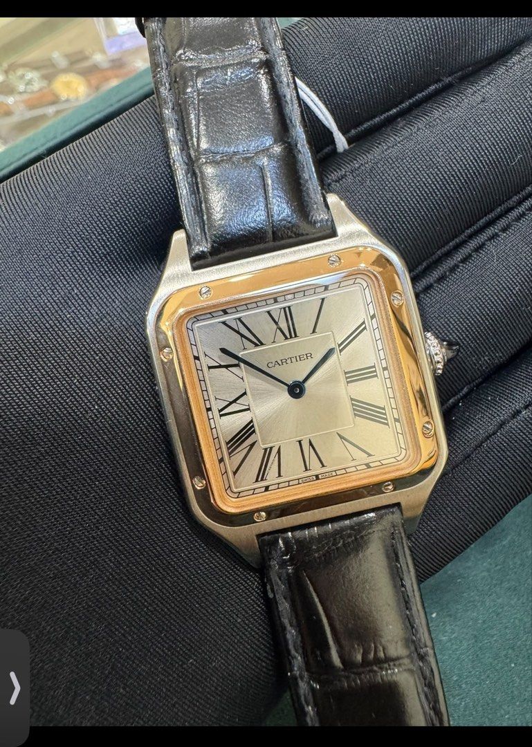Cartier Santos Dumont Ref: W2SA0011 Quartz 43.5 X 31.4mm 2017 18K Rose Gold