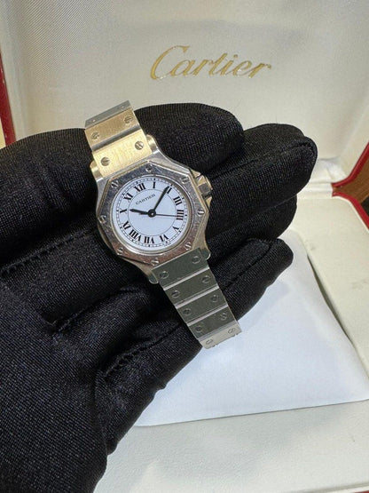 Cartier Santos Octagon Ref: 0906 24mm Automatic Stainless Steel