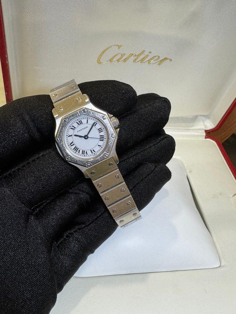 Cartier Santos Octagon Ref: 0906 24mm Automatic Stainless Steel