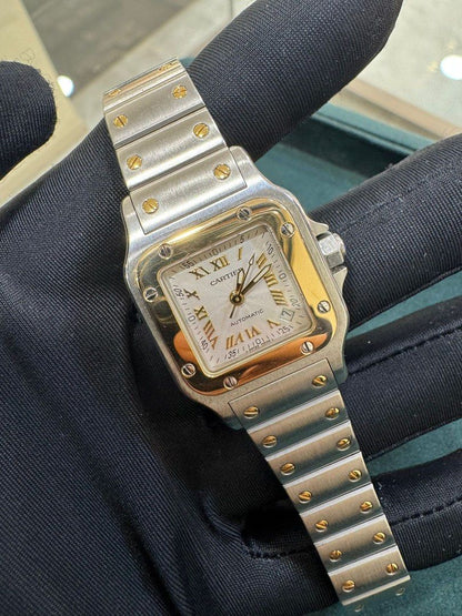 Cartier Santos Two-Tone Ref: W20045C4 35mm X 24mm Auto Full Set