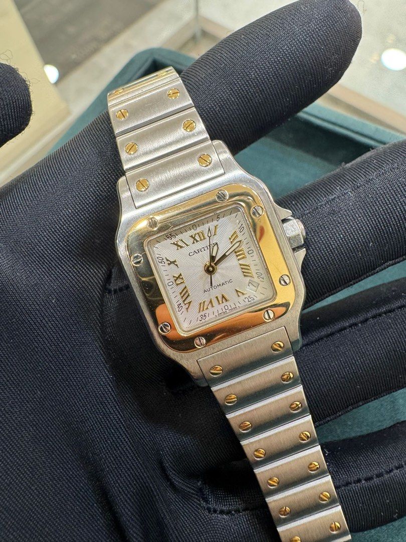 Cartier Santos Two-Tone Ref: W20045C4 35mm X 24mm Auto Full Set