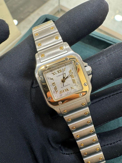 Cartier Santos Two-Tone Ref: W20045C4 35mm X 24mm Auto Full Set