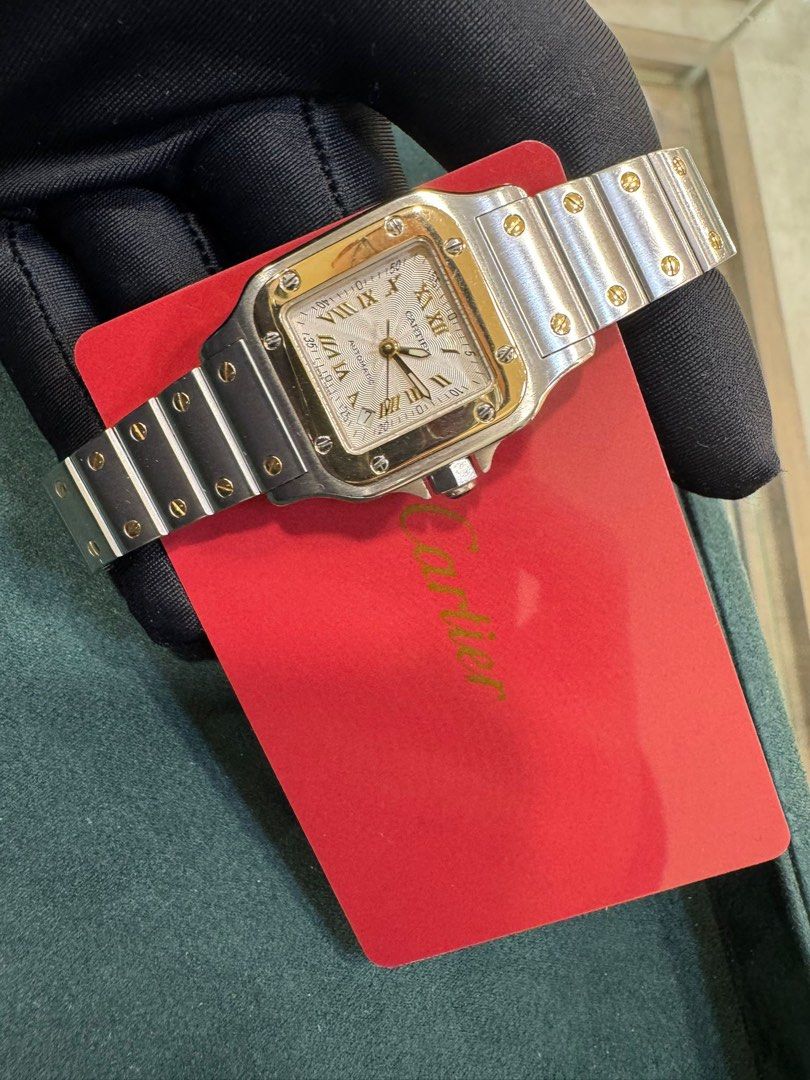 Cartier Santos Two-Tone Ref: W20045C4 35mm X 24mm Auto Full Set