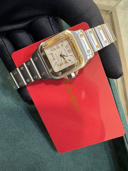 Cartier Santos Two-Tone Ref: W20045C4 35mm X 24mm Auto Full Set