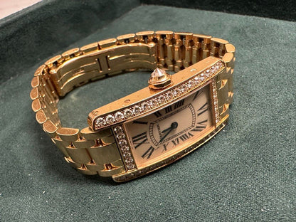 Cartier Tank Américaine 2503 Yellow Gold Quartz 19x35mm