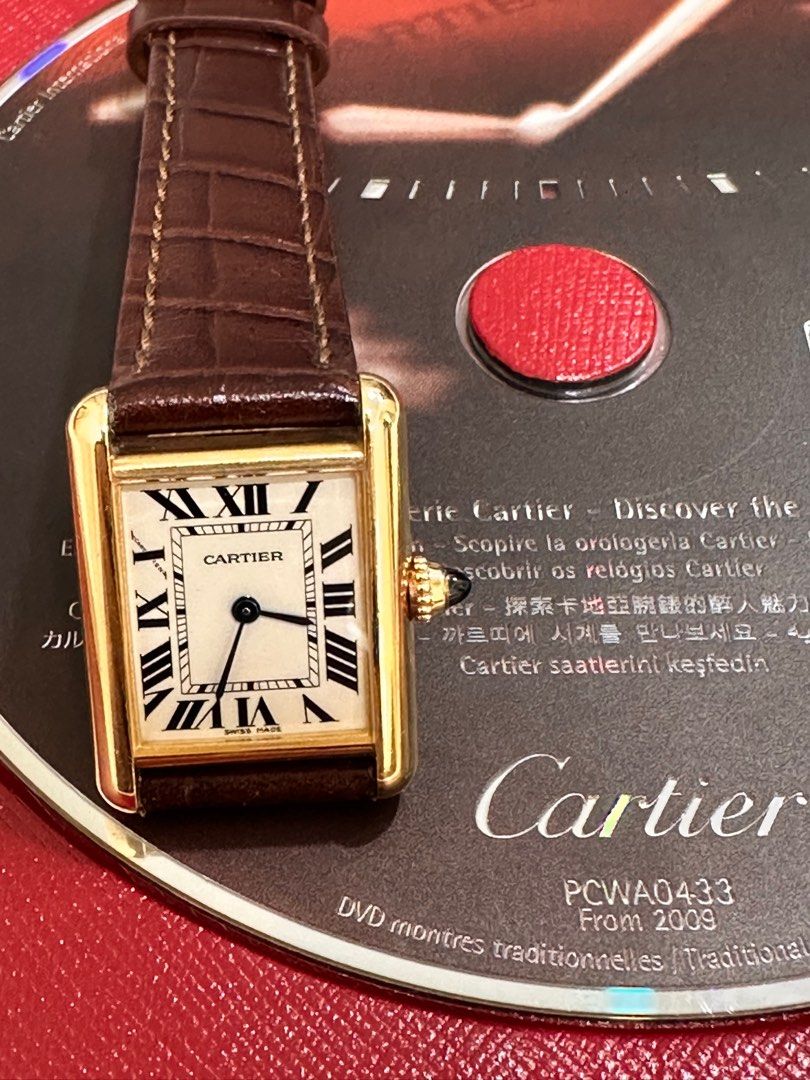 Cartier Tank Louis 18K Yellow Gold Ref: 2442 Full Set