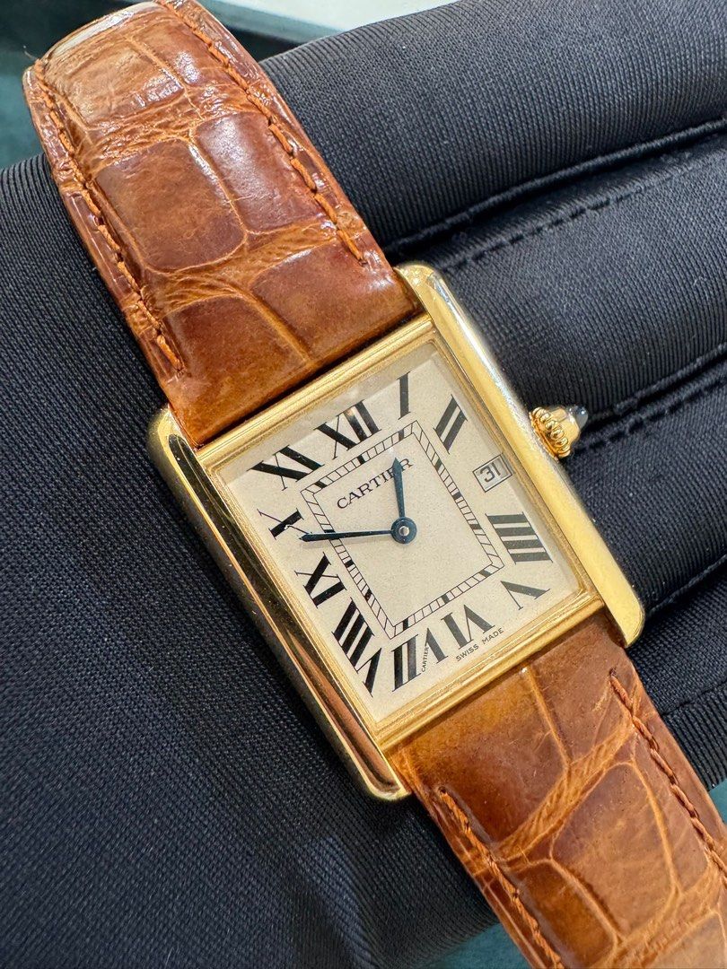 Cartier Tank Louis Ref: W1529756 / 2441 Quartz 25.5mm 18K Rose Gold Full Set LNIB