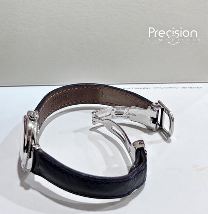 Cartier Trinity Watch Ref: 2444 Silver Dial Quartz 18k White Gold