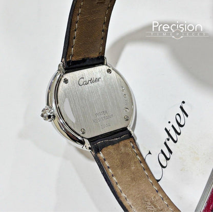 Cartier Trinity Watch Ref: 2444 Silver Dial Quartz 18k White Gold