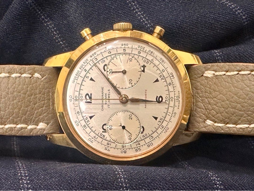Chronographe Suisse 17 Jewels Antimagnetic 38mm