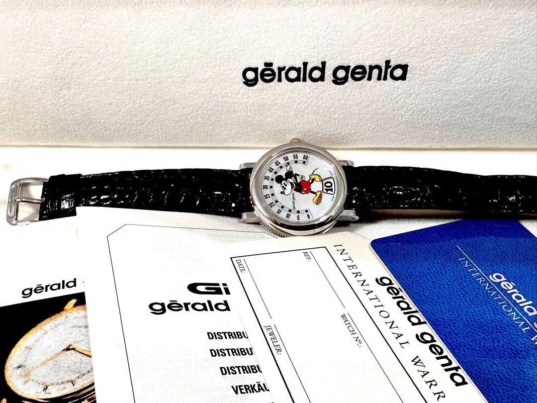 Gerald Genta Retro Fantasy Mickey Mouse Watch Full Set