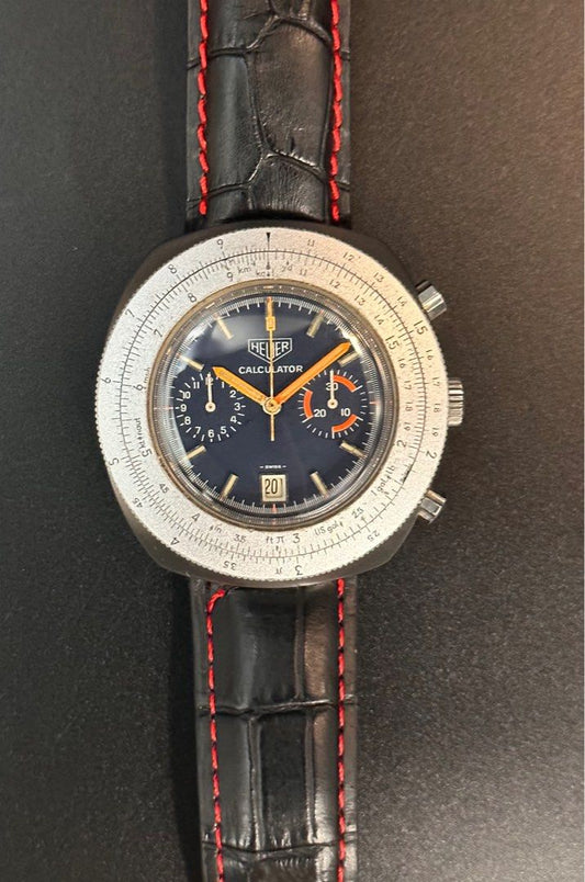 Heuer Calculator Manual-Wind Chronograph