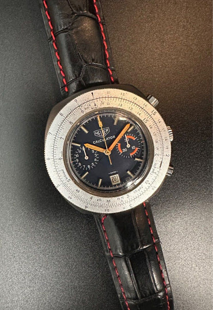 Heuer Calculator Manual-Wind Chronograph
