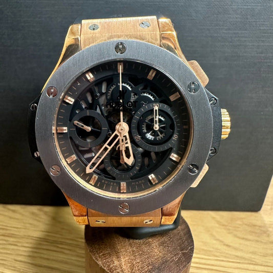 Hublot Big Bang Aero Bang Ref: 310.PT.1180RX Skeleton Rose Gold Tantalum Bezel Limited to 500 Pieces