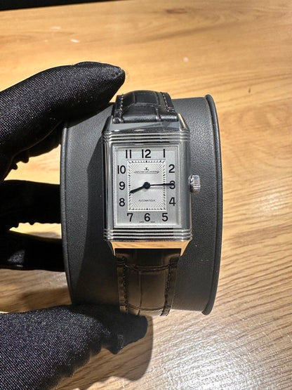 Jaeger-LeCoultre (JLC) Reverso Classic Duetto Medium Very Rare Lapis Dial 24mm Ref: 212.8.76