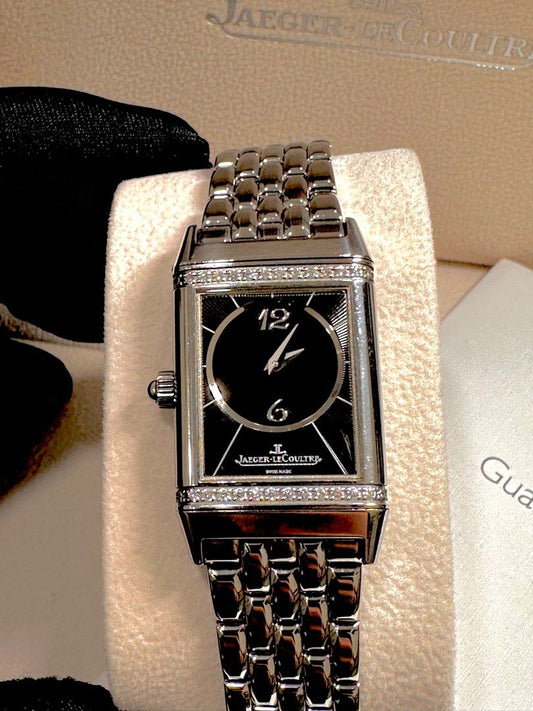 Jaeger-LeCoultre (JLC) Reverso Duo-Face Ref: 256.8.75 23mm Full Set