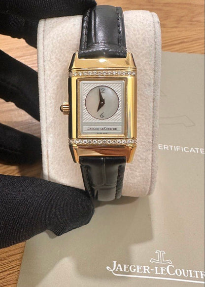 Jaeger-LeCoultre JLC Reverso Duetto Ref: Q2661410 18K Yellow Gold ŵ Papers