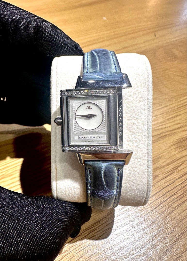 Jaeger-LeCoultre (JLC) Reverso Duetto MOP & Silver Dial 21 x 33mm Ref: 266.8.43