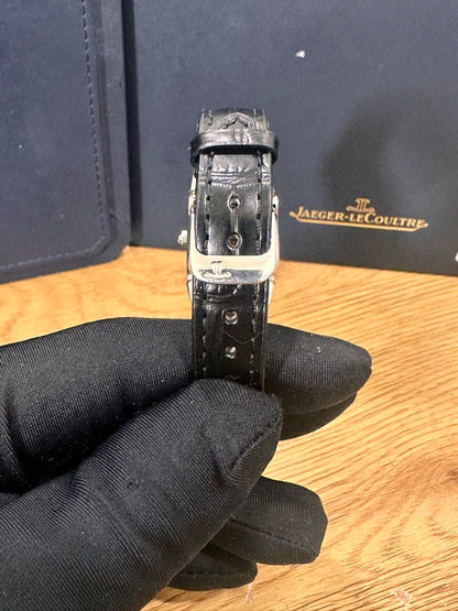 Jaeger-LeCoultre (JLC) Reverso Ref: 266.842.4438 Silver + MOP Dial 22 x 33mm Manual Wind Full Set