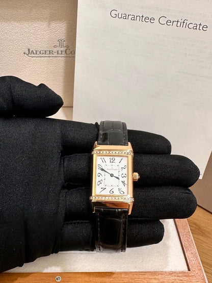 Jaeger-LeCoultre JLC Reverso🔥RARE 18K Rose Gold🔥23mm Ref: 256.2.75 Full Set