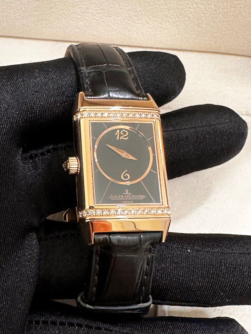 Jaeger-LeCoultre JLC Reverso🔥RARE 18K Rose Gold🔥23mm Ref: 256.2.75 Full Set