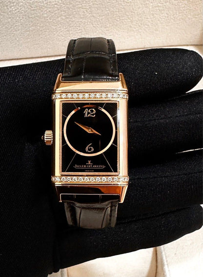 Jaeger-LeCoultre JLC Reverso🔥RARE 18K Rose Gold🔥23mm Ref: 256.2.75 Full Set