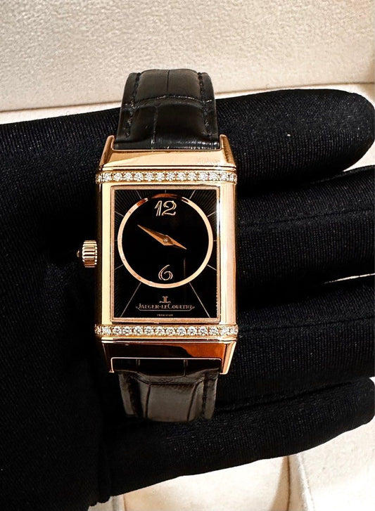 Jaeger-LeCoultre JLC Reverso🔥RARE 18K Rose Gold🔥23mm Ref: 256.2.75 Full Set
