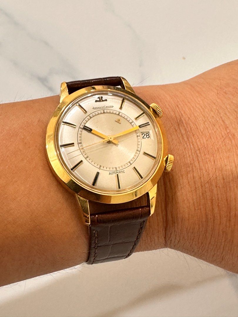 Jaeger-LeCoultre Ref. E855 Memovox Alarm 18K YG