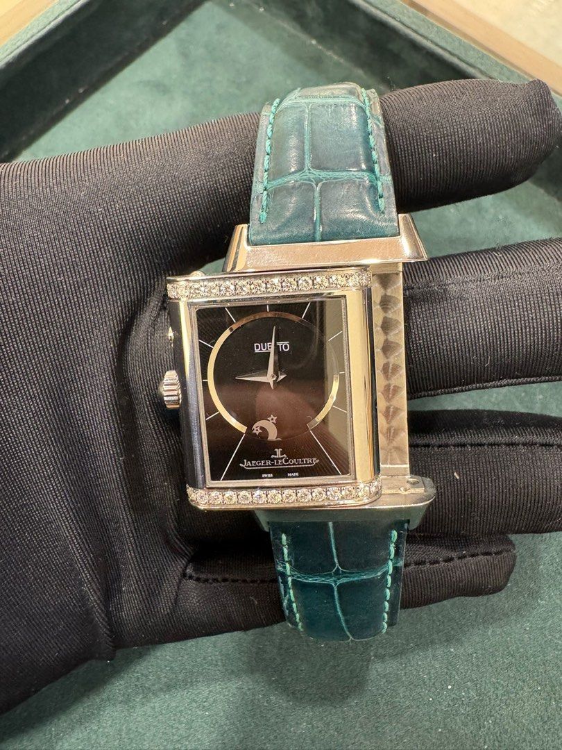 Jaeger-LeCoultre Reverso Duetto Duo Ref: Q2698420 42mm X 25mm Watch & Cert Like New Manual Wind