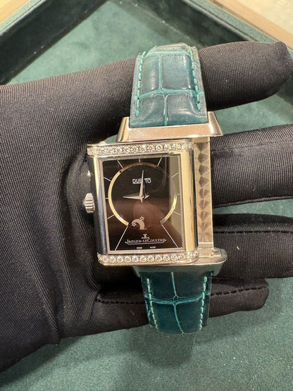 Jaeger-LeCoultre Reverso Duetto Duo Ref: Q2698420 42mm X 25mm Watch & Cert Like New Manual Wind