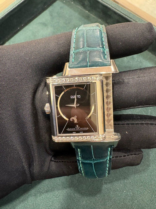 Jaeger-LeCoultre Reverso Duetto Duo Ref: Q2698420 42mm X 25mm Watch & Cert Like New Manual Wind