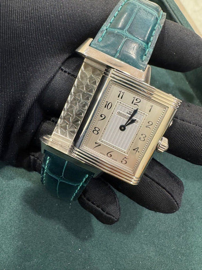 Jaeger-LeCoultre Reverso Duetto Duo Ref: Q2698420 42mm X 25mm Watch & Cert Like New Manual Wind